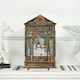 image 6 of HOMCOM Christmas Snow Globe Lantern with Lights for Holiday, Bronze Tone
