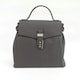 image 1 of Eastern Counties Leather Katrina Leather Buckle Detail Handbag - Black/Ivory - One Size Black