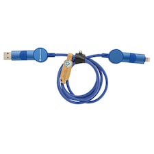 Urban Vitamin Oakland 6-In-1 Charging Cable - Blue - One Size