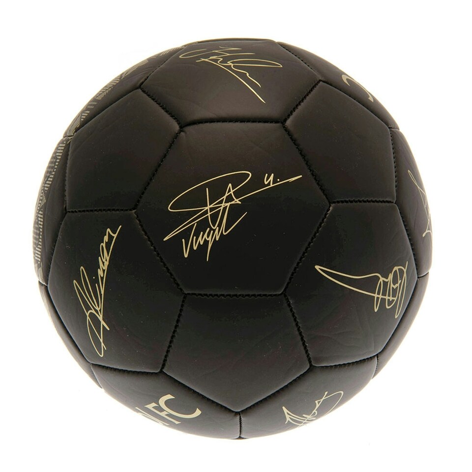 image 1 of Liverpool FC Phantom Signature Football - Matt Black/Gold - 1