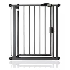 Bettacare Auto Close Stair Gate, 68.5cm - 75cm, Slate Grey, Narrow, Narrow Pressure Fit Safety Gate, Baby Gate
