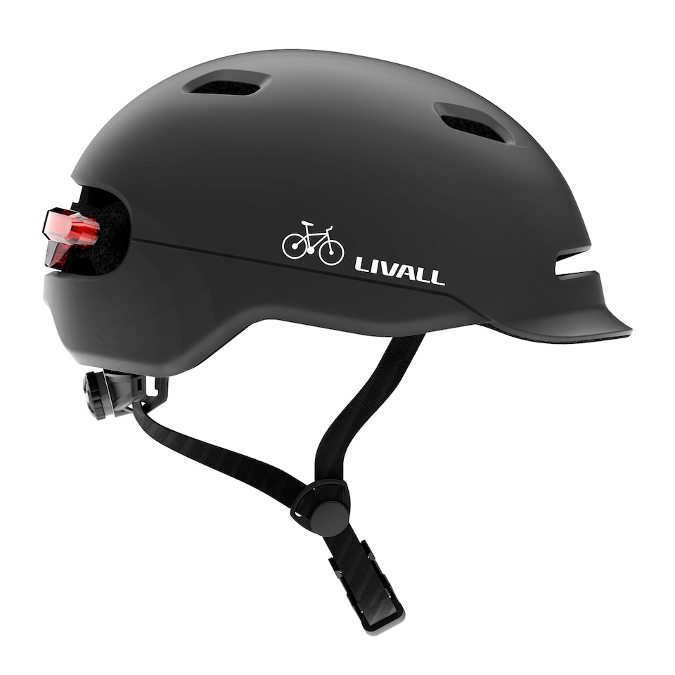 image 1 of C20 Smart Cycling Helmet - Midnight Black - 57-61cm