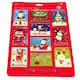image 2 of Pack Of 50 Foiled Christmas Gift Tags: 10 Different Designs And Red Metallic Thread