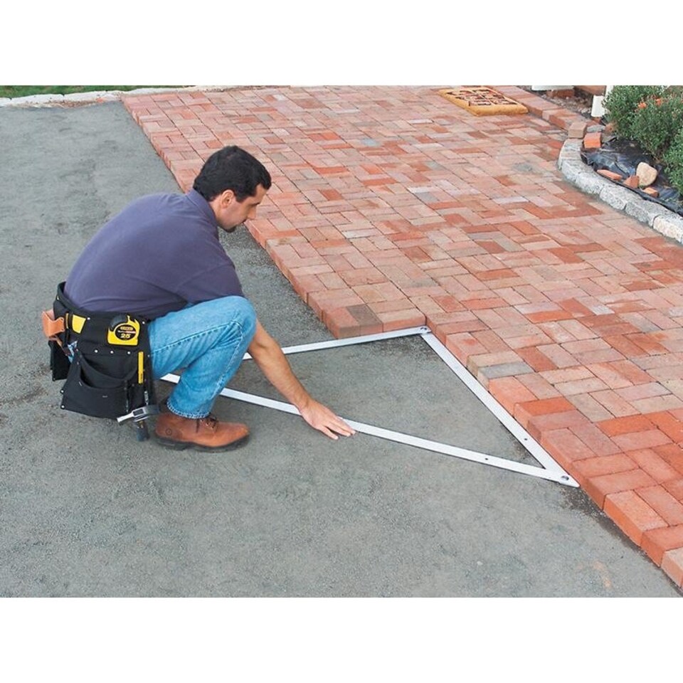 image 1 of Stanley Hand Tools Folding Square 1220mm (48in) - Multi Colour - 48 x 48 x 68in (122 x 122 x 172cm)