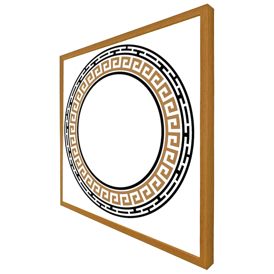image 1 of Greek key frame (Picture Frame) White | XS
