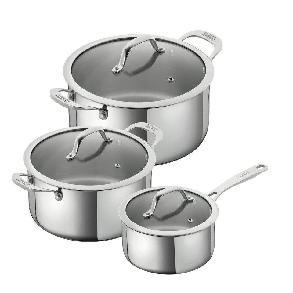 image 1 of Allround 3pc Saucepan & Casserole Set