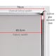 image 2 of Blackout Roller Blind Diamond Eyelet | Metal Fittings | Black | Black