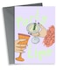 image 1 of Modern Cocktail Birthday Card For Her