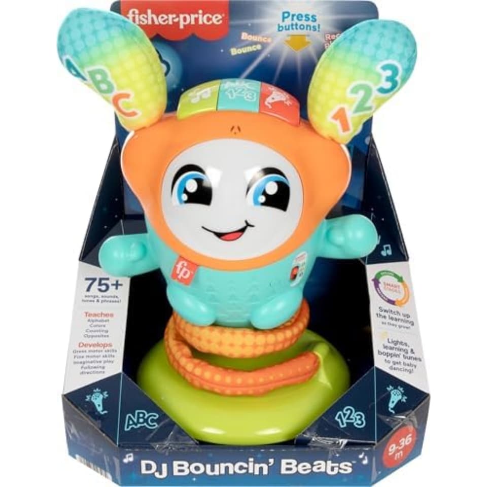 image 1 of Fisher Price DJ Bouncin Beats Learning Toy