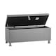 image 9 of Vida Designs Valencia Storage Ottoman Bedroom Hallway Chest Bench, Light Grey Velvet | Grey | Grey