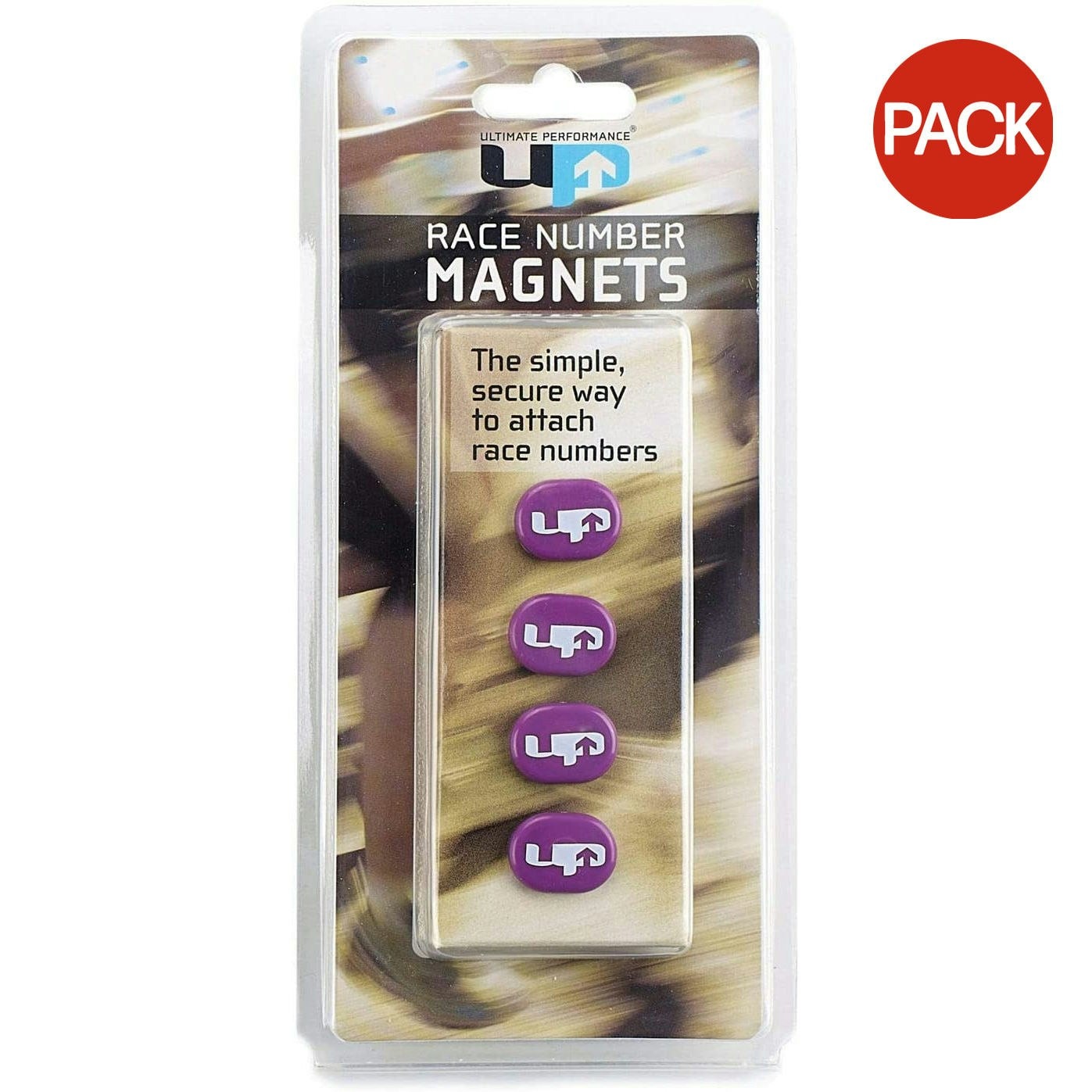 Ultimate Performance Race Magnet (Pack of 4) - Purple - One Size