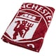 image 2 of Manchester United FC Identity Crest Beach Towel - Red/White/Black - One Size