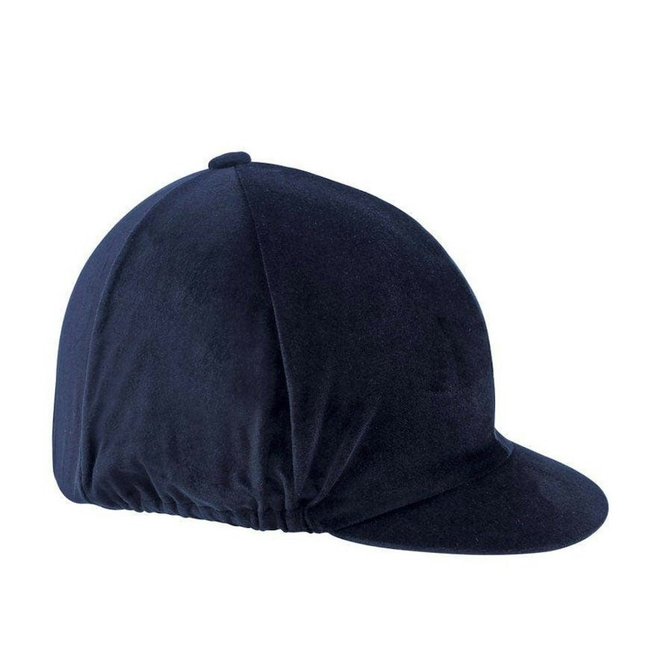 Shires Velvet Hat Cover - Navy - M Blue | M