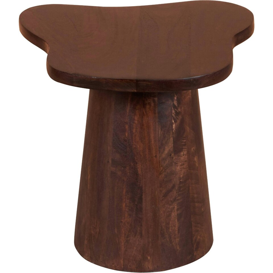 image 1 of Nolan Solid Wood Side Table Brown