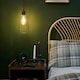 image 1 of ValueLights Modern Matte Black And Clear Glass Dome Ceiling Pendant Light Shade