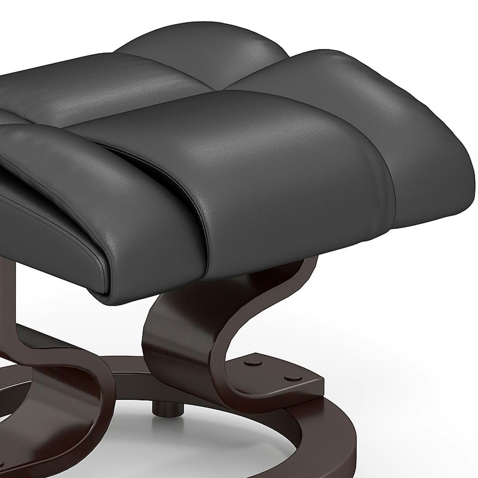 image 1 of HOMCOM Massage Recliner Chair with Footstool and Adjustable Backrest, Black | Multi