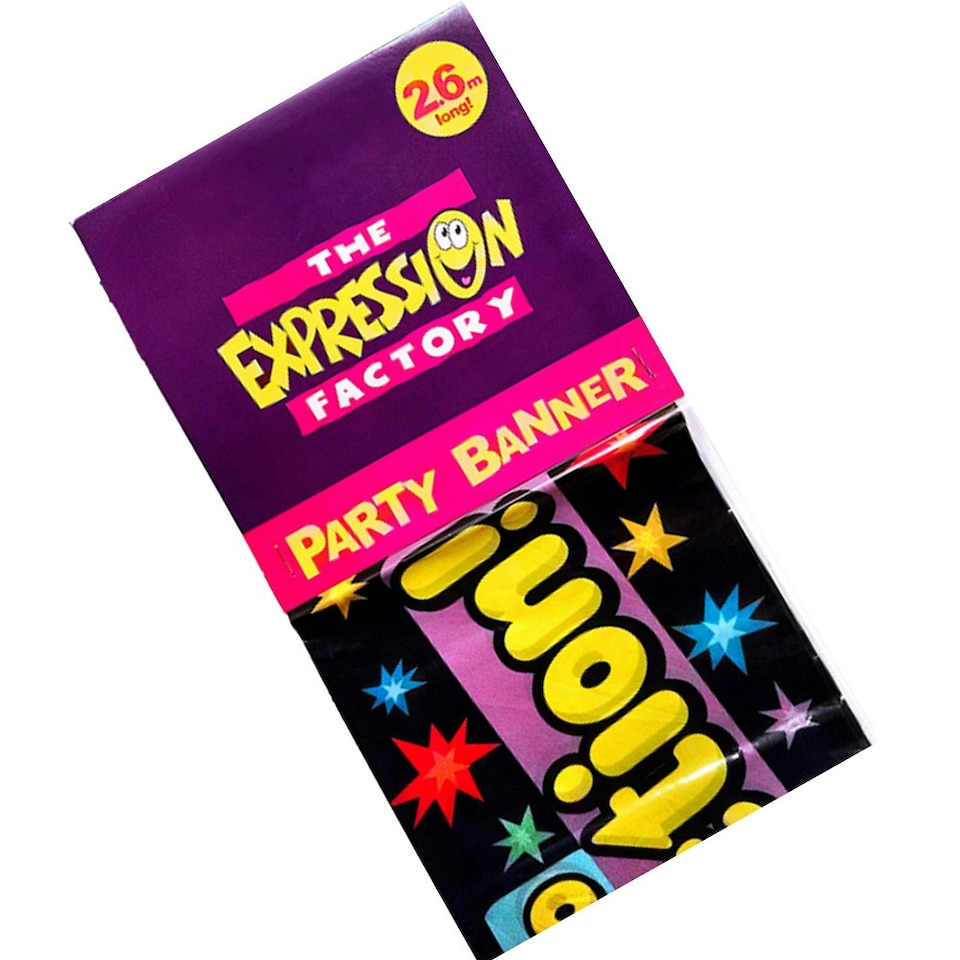 image 1 of The Expressions Factory 50th Banner - Multicoloured - One Size