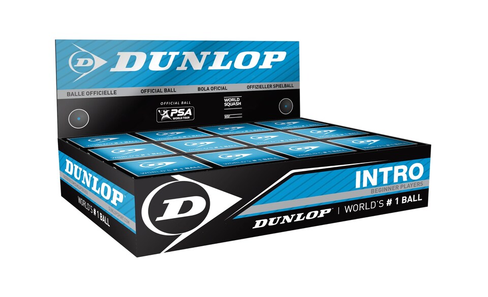 image 1 of Dunlop Intro Squash Balls - 1 Dozen