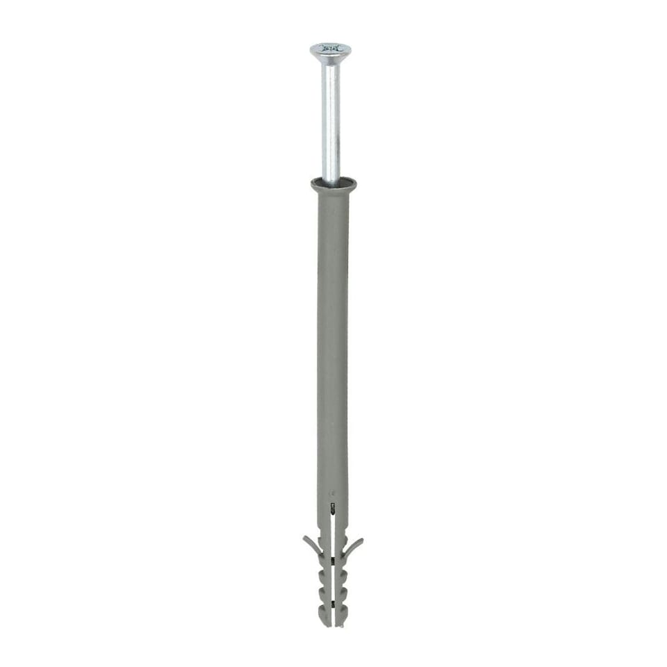 Timco - Nylon Frame Fixing - PZ - Zinc (Size 8.0 x 80 - 100 Pieces)