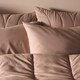 image 3 of OHS Soft Coverless 10.5 TOG Duvet Set Pillowcase Quilted Cover | Bronze | Natural | Single