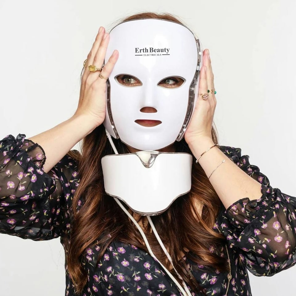 image 1 of 7 Color Face + Neck Led Mask - Limited Edition