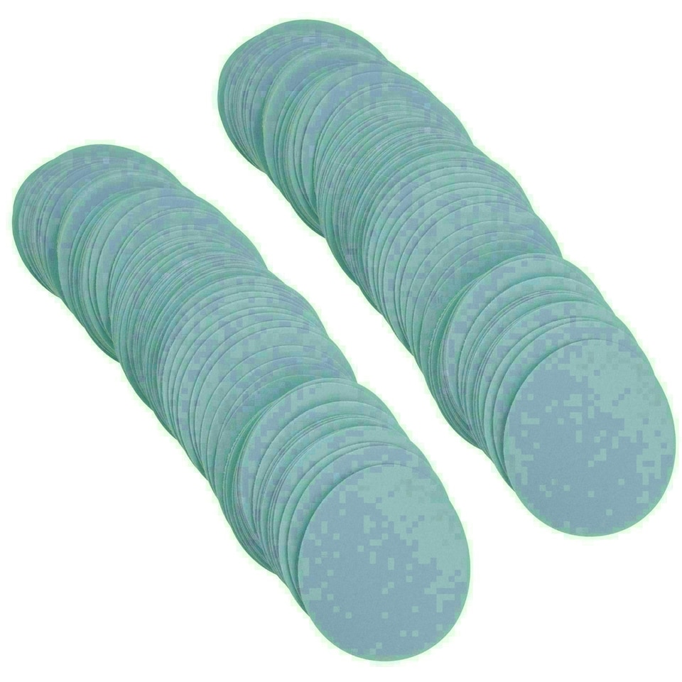 image 1 of 75mm Ceramic Abrasive Sanding Polishing Discs Hook And Loop 400 grit 200pc