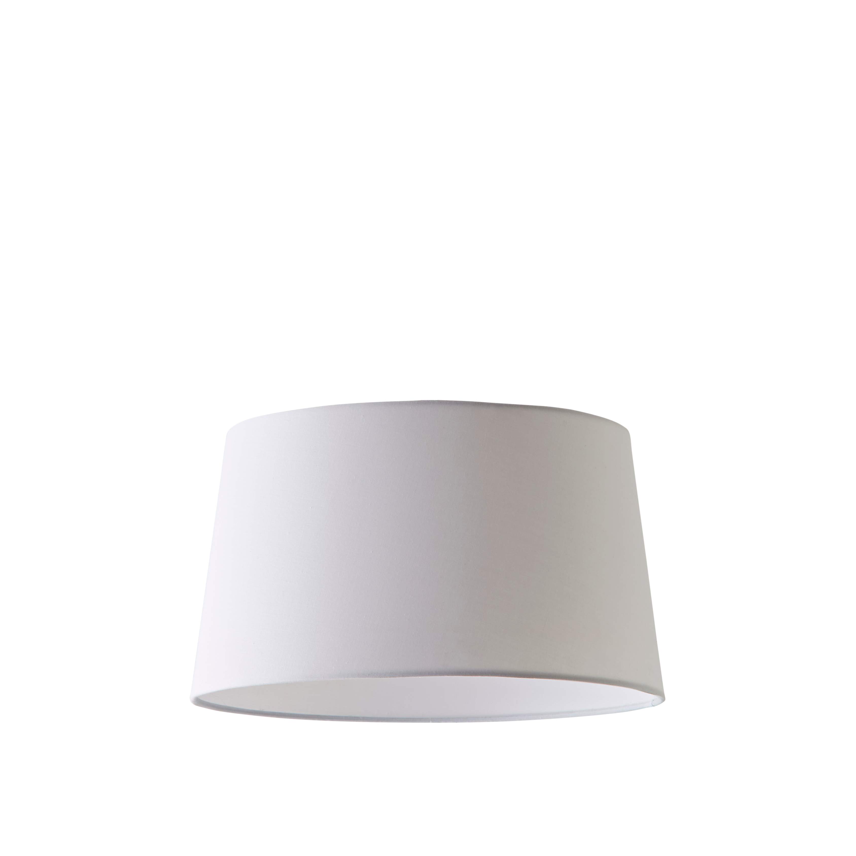 ValueLights Aspen White Tapered Easy Fit Pendant Lamp Shade | Size: Medium