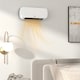 image 2 of HOMCOM Wall Mounted Electric Heater with Timer Overheat Protection White