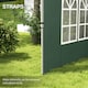 image 4 of Outsunny Gazebo Side Panels for 3x3(m) or 3x4m Pop Up Gazebo, 2 Pack, Black
