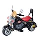 image 1 of HOMCOM Kids Electric Motorbike 6V Children Ride On Motorcycle Battery Powered Toy with Lights Sound for 3-6 Years Old Black