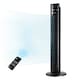 image 8 of 43 inch Oscillating Tower Fan with air Purifier and Aroma Function Black