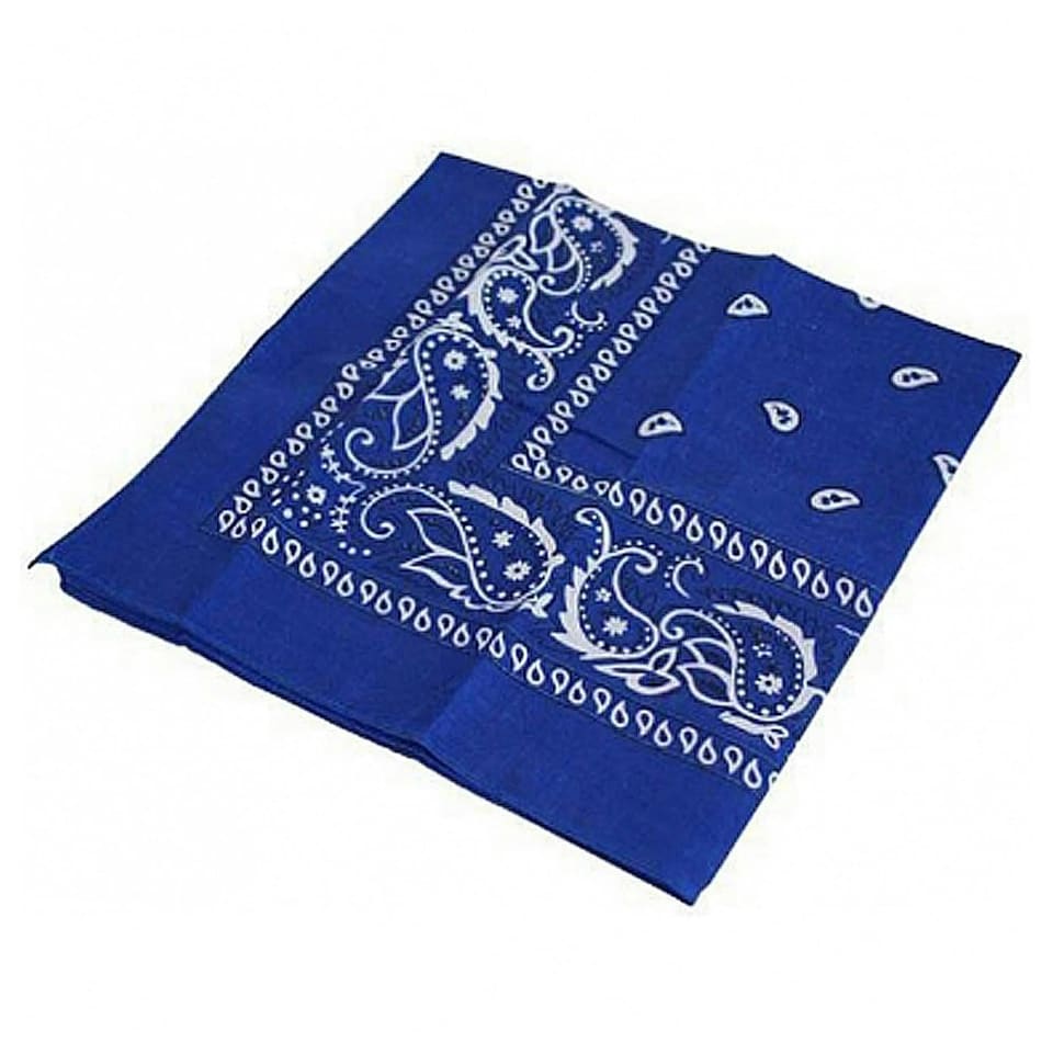 image 1 of Bristol Novelty Cowboy Bandana - Blue - One Size One Size
