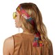 image 6 of Womens Fancy Dress Costume - Hippie Waistcoat, Trousers and Accessories | Multi | colourful | 1