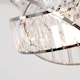 image 3 of ValueLights Hudson Pair of Silver Ceiling Pendant Shade