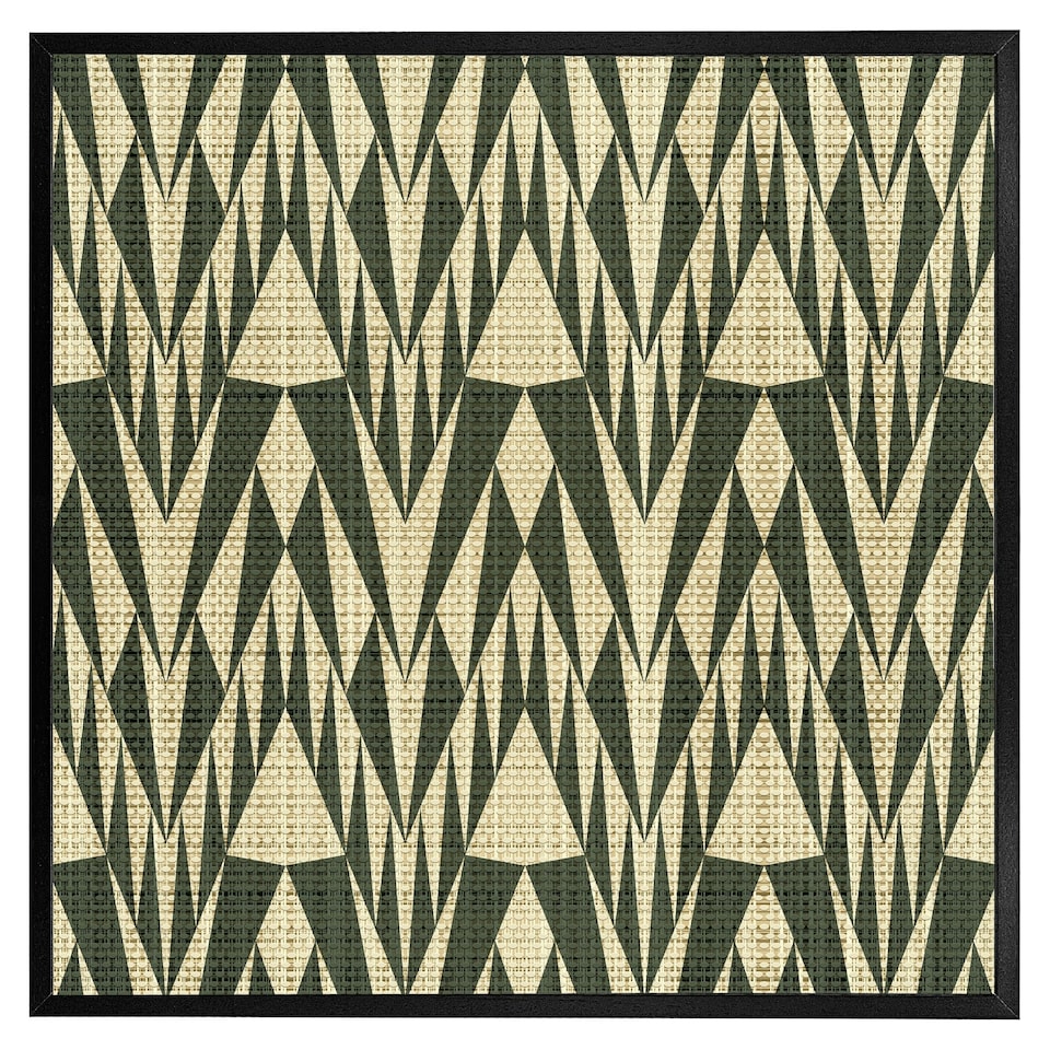 image 1 of Geo pattern (Picture Frame) Grey | L