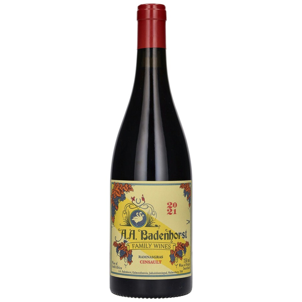 image 1 of AA Badenhorst Ramnasgras Cinsault 2021 75cl