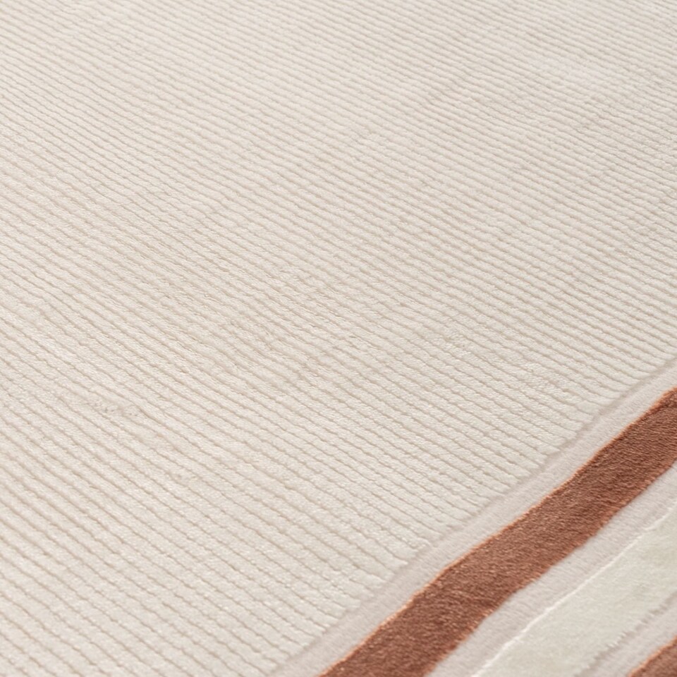 image 1 of The Rugs Carmel Collection Bordered Area Floor Rug Runner Soft Pile Living Room Bedroom