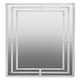 image 1 of Interiors by Premier Silver Frame Wall Mirror Silver