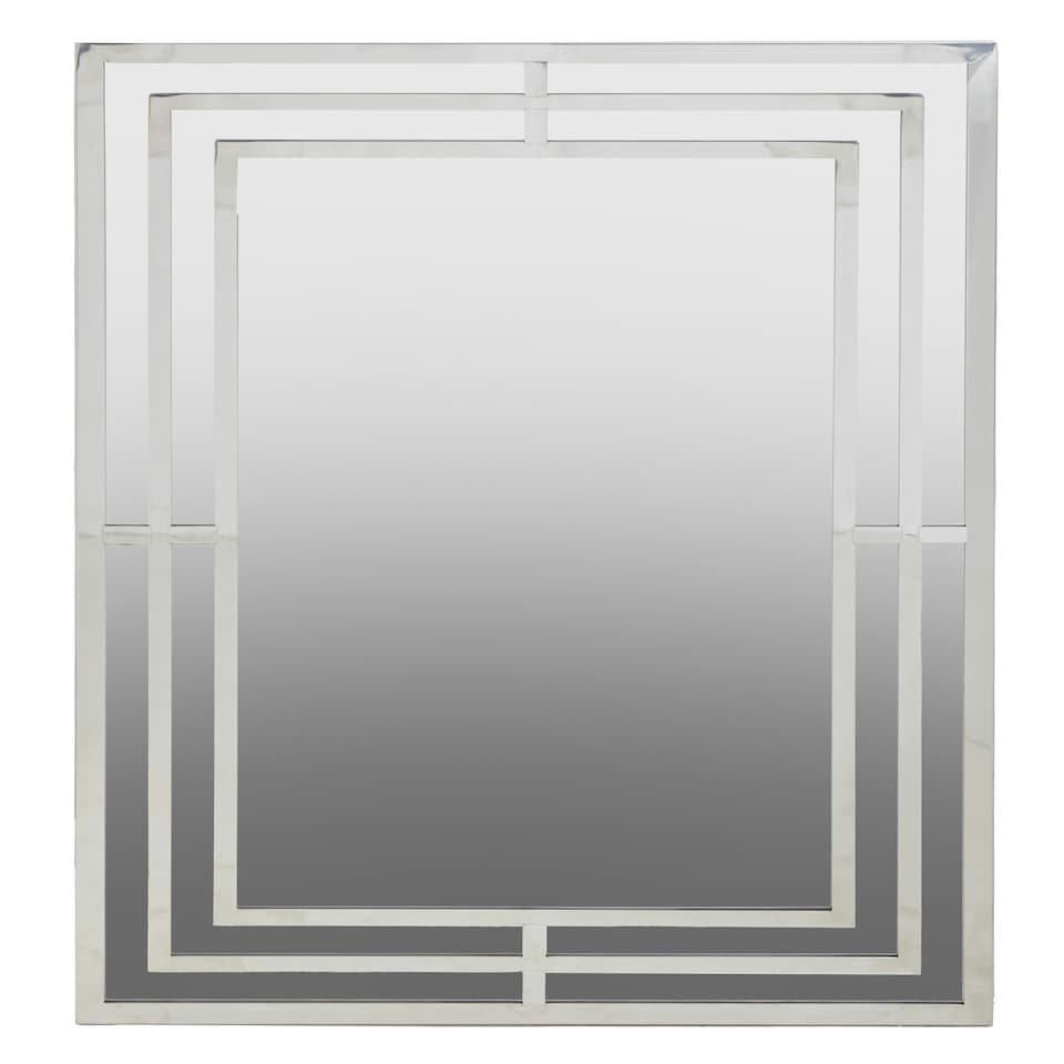 image 1 of Interiors by Premier Silver Frame Wall Mirror Silver