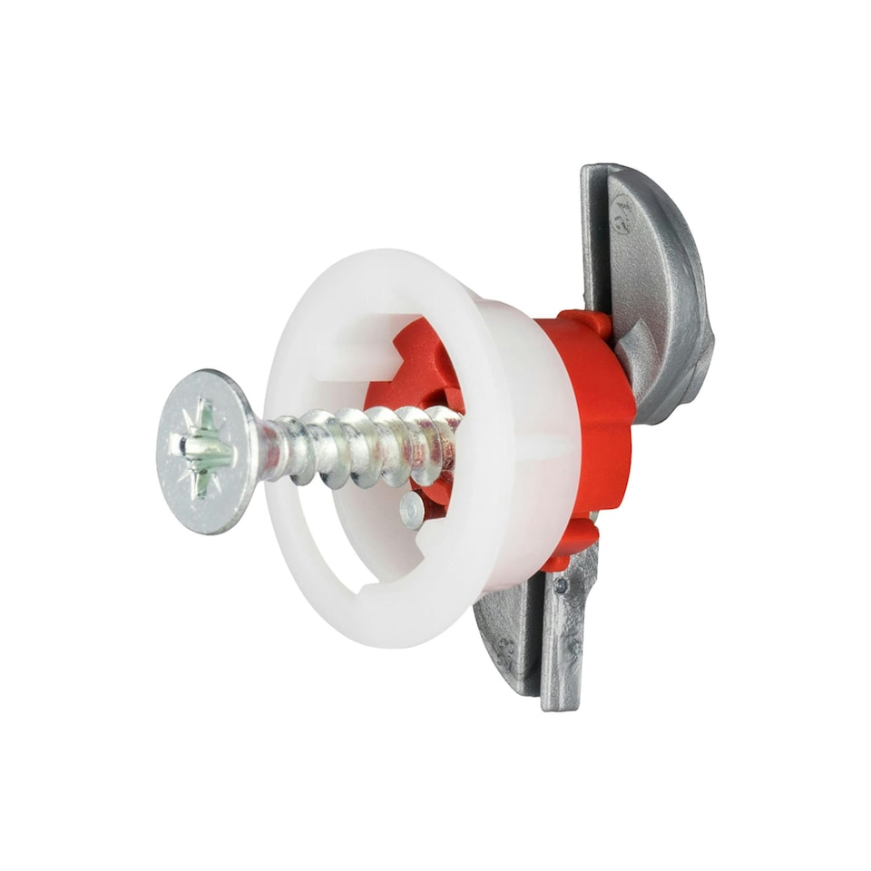 image 1 of Gripit 18mm Plasterboard Fixing - Mirror/Picture Kit Max Load 74kg - Red