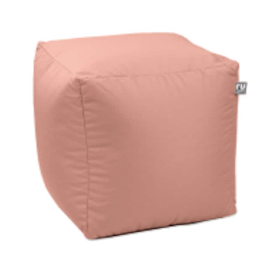 image 1 of rucomfy Indoor Or Outdoor Water Resistant Cube Beanbag Footstool