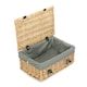 image 7 of 36cm Buff Wicker Empty Picnic Basket White | White | One Size