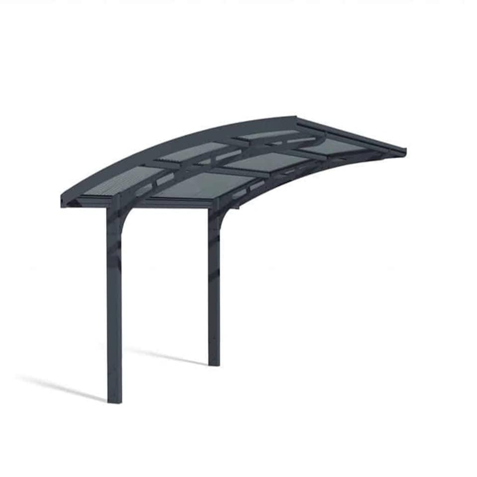 image 1 of Carport Arizona Wave Single 5000 Single - Polycarbonate - L495 x W289 x H273.5 cm - Grey Grey