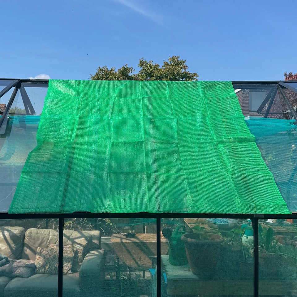 image 1 of Greenhouse Sun Shade & Privacy Screen Net (2.5m x 1.8m)