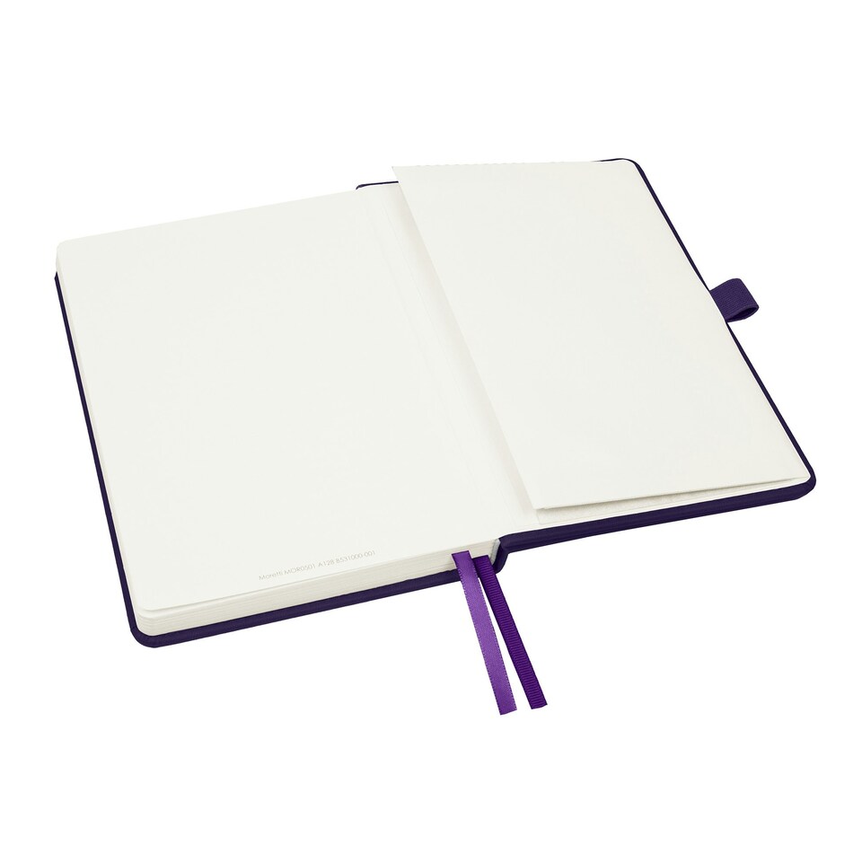 image 1 of Notes London A5 Italian Styled Moretti Notebook Purple