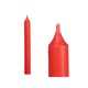 image 2 of Candle Set Acorde 126-C-AR Red 2 x 2 x 20 cm (12 Units) N/A