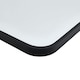 image 4 of Living and Home Square Wall Mirror - Black - 70cm | Black