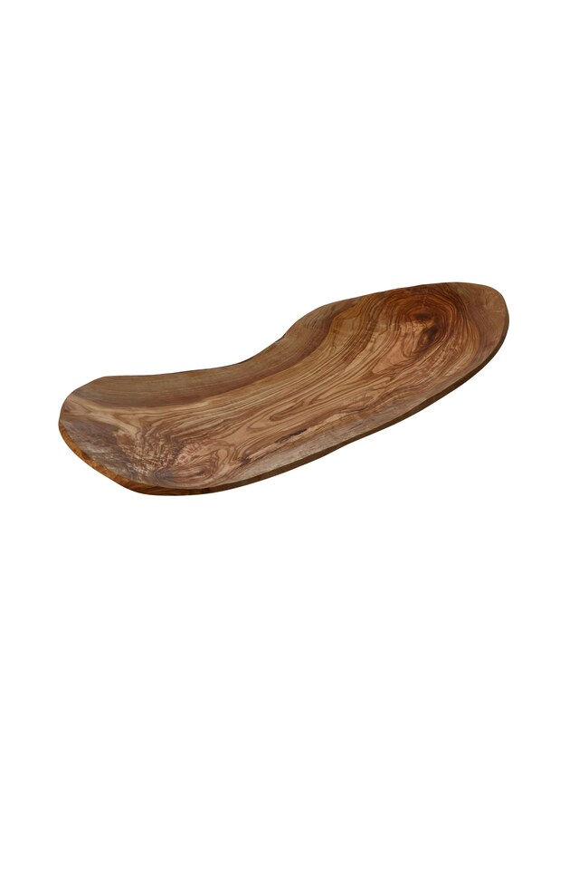 image 1 of Kora Large Olive Wood Fruit Tray | Brown