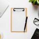 image 4 of Pack of 5 A5 Wooden Masonite Clipboard with Hanging Hole