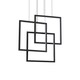 image 1 of Frame LED Decorative Integrated Pendant Light Black, 83000K